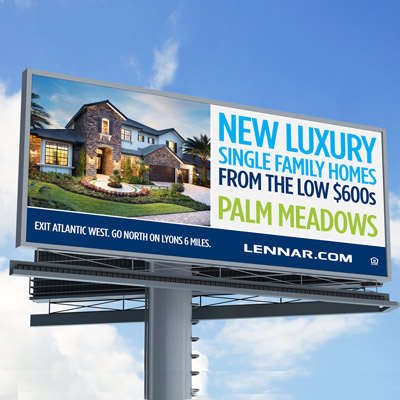 Lennar Billboard Design