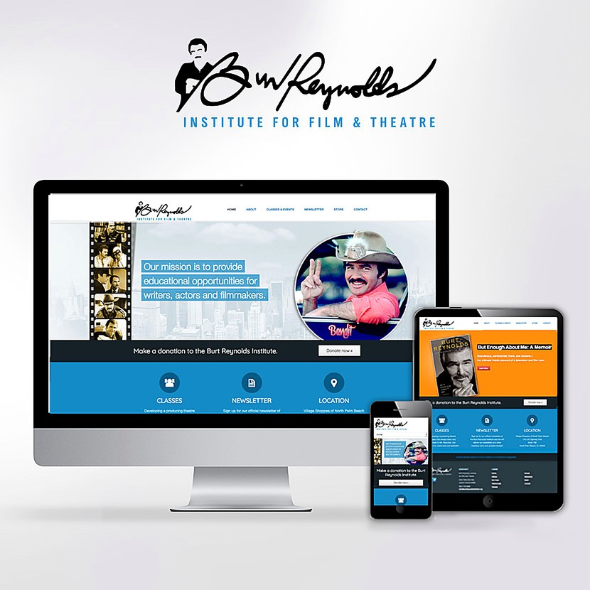 Burt Reynolds Institute Branding | Web
